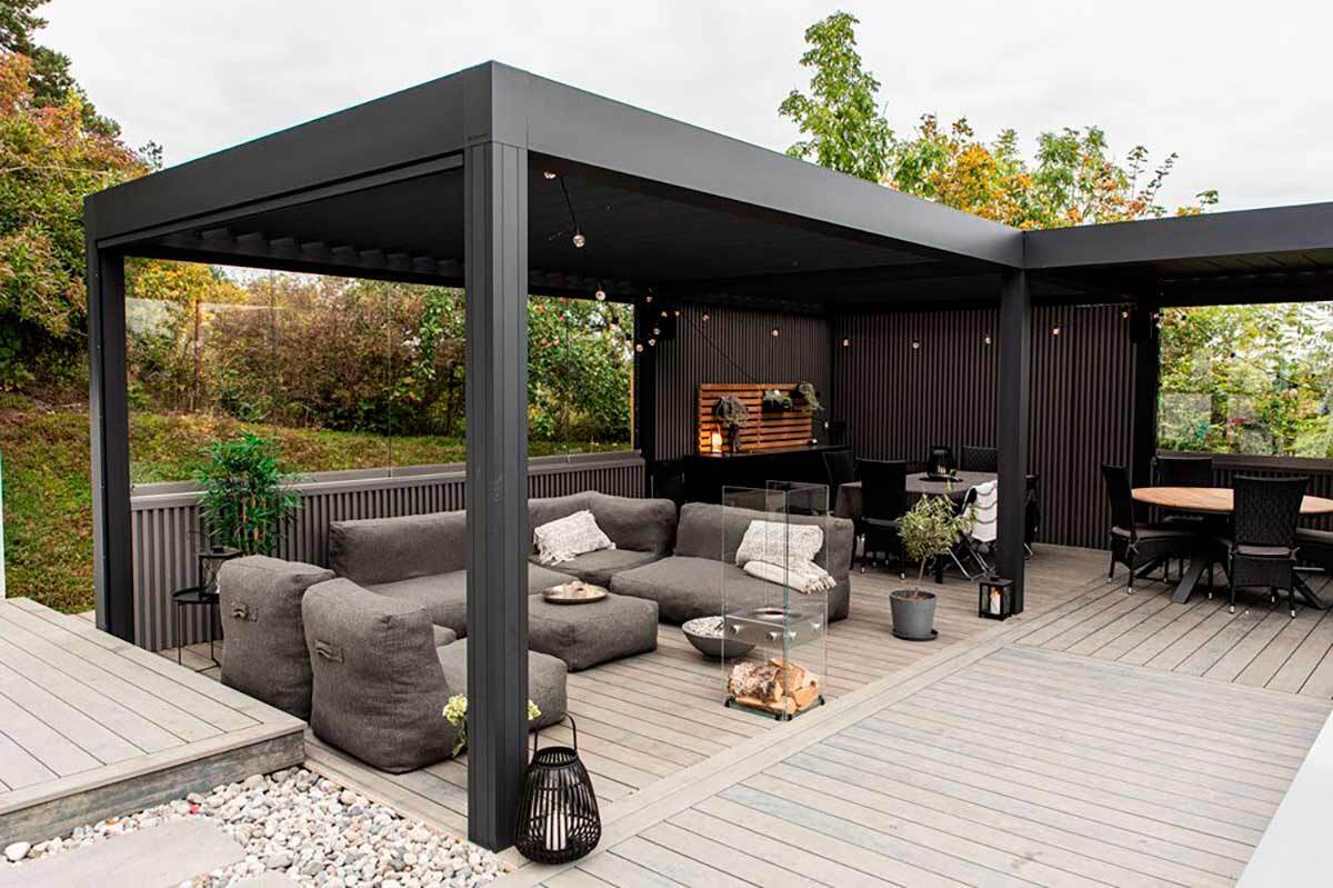 современные беседки с безрамным остеклением Строительство и продажа беседок с безрамным остеклением