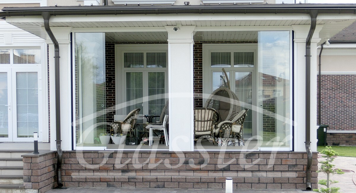 Glasster российский бренд безрамного остекления Остекление веранды